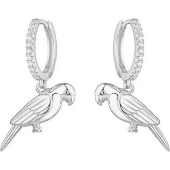 Náušnice Olivie Stříbrné náušnice PAPOUŠEK 9082 Barva: Stříbrná Ag 925; ≤2,1 g.