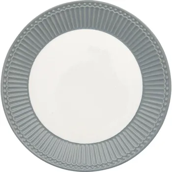 Talíř GreenGate Porcelánový dezertní talíř Alice Stone Grey