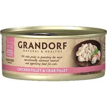 Krmivo pro kočku Grandorf krmivo mokré krmivo s kuřecím masem 0,07 kg