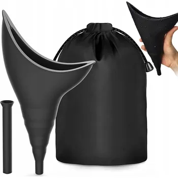 Nádoba na moč PŘENOSNÁ TRYCHTÝŘ / POHÁREK NA MOČ PRO ŽENY - SILIKONOVÁ POMŮCKA PRO MOČENÍ