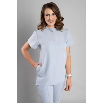 Zdravotnický oděv Zdravotnická halena INFINITE Flex Mary Stretch - modrá Velikost: S