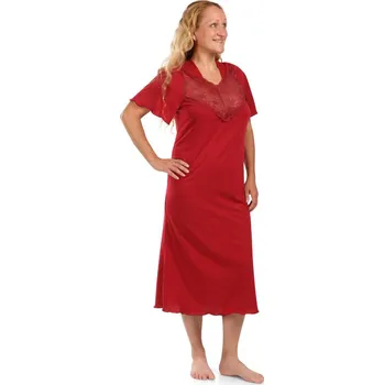 Dámské noční prádlo Lamido Dámská noční košile Svatava griotka 3XL (CZ62 / EU58 (3XL)) - doprava od 59 Kč