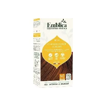 Barva na vlasy Emblica Přírodní rostlinná barva na vlasy 3.4 tmavě kaštanová BIO 100 g