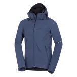Northfinder Pánská cestovní softshellová bunda 3L s odnímatelnou kapucí ANTONI, darkdenim, L