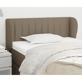 Čelo postele typu ušák taupe 83x23x78/88 cm textil IM_3117360