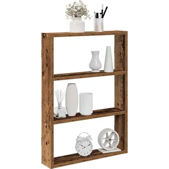 police vidaXL Nástěnná police 43 x 9 x 60 cm kompozitní dřevo [860049] Barva: Staré dřevo