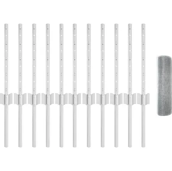 Plot Plot s sloupkem Stříbrná 0,4 x 25 m Ocel IM_3336344