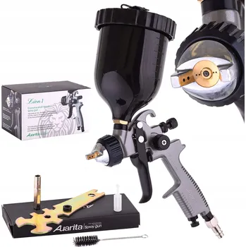 Stříkací pistole PROFESIONÁLNÍ LAKOVACÍ PISTOLE AUARITA LVMP LION1, TRYSKA 1.7MM, 600ML