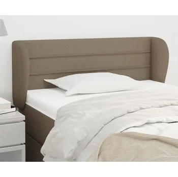 Čelo postele typu ušák taupe 103x23x78/88 cm textil IM_3117278