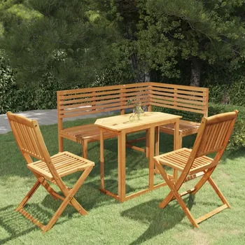Zahradní sestava 4dílný bistro set masivní akáciové dřevo IM_3057864