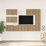 Sestava TV skříněk 6 pcs Artisanový dub kompozitní dřevo IM_3393266