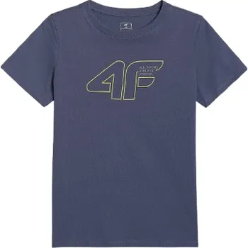 Chlapecké tričko Dětské triko 4F Tshirt M2417 Dětská velikost: 122 / Barva: modrá