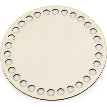 Dno na pletení / výrobu košíků Ø12 cm, barva přírodní sv.