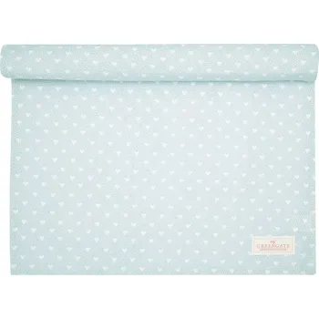 ubrus GreenGate Běhoun na stůl Penny Pale Blue 45x140