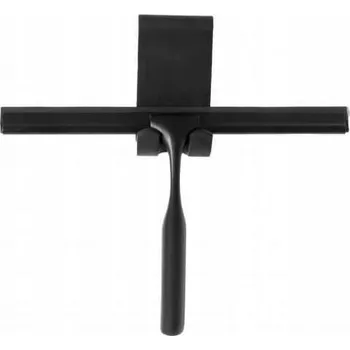 Stěrka na vodu na okna, skla a sprchové kouty s držákem ČERNÁ