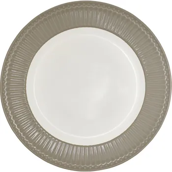 Talíř GreenGate Porcelánový jídelní talíř Alice Warm Grey