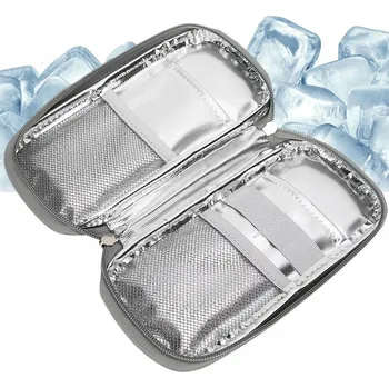 CHLADICÍ TAŠKA NA INZULÍN 21X11,5X3 CM ZELENÁ