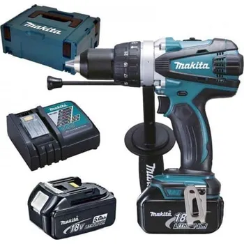 Makita DHP458RTJ Aku Vrtačka 91nm 18V Li-Ion sada 2x5,0Ah