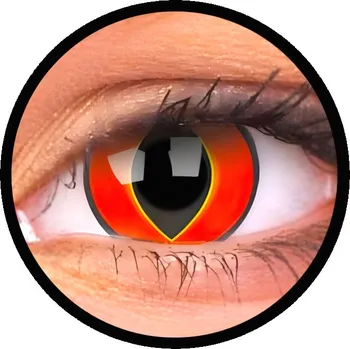 Kontaktní čočky ColourVue Crazy čočky - Mad Frog (2 ks roční) - nedioptrické, doprodej