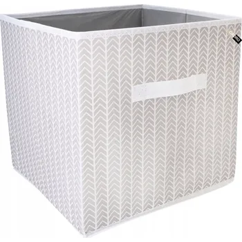 Úložný box TEXTILNÍ BOX do skříně na mikiny prádlo 31x31x31 koš na uskladnění