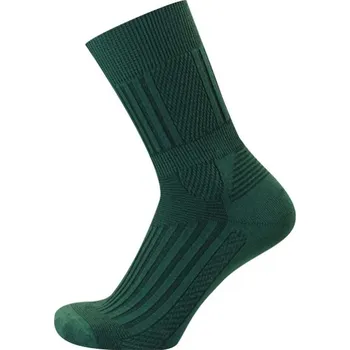 Pánské ponožky KNITVA Sportovní ponožky proti lezoucímu hmyzu Outdoor - 5 párů tmavě zelená 39