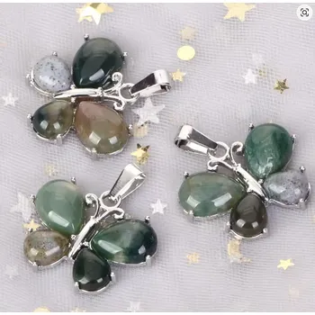 Přívěsek Prosperk Přívěsek motýl Indický achát S1823