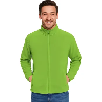 Zdravotnický oděv limonkově zelený medicínská fleecová bunda (S)