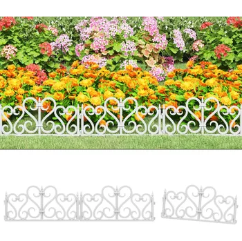 Zahradní obrubník Travní lem 17 ks bílý 10 m PP IM_318300