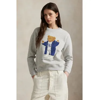 Dámská mikina Mikina Polo Ralph Lauren 211972794 šedá 90X, vel. L