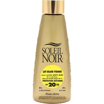 Přípravek na opalování Vitamínové opalovací mléko Soleil Noir SPF20, 150 ml