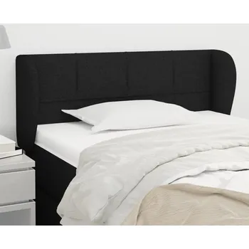 Čelo postele typu ušák černé 93x23x78/88 cm textil IM_3117128