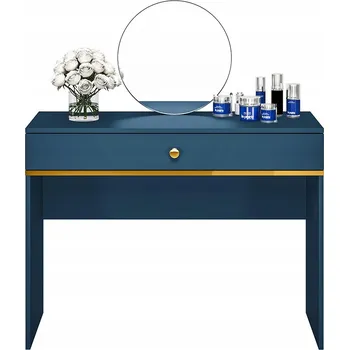 Toaletní stolek Toaletní Stolek Konsimo , modrý, matný, 100 x 79 x 40 cm