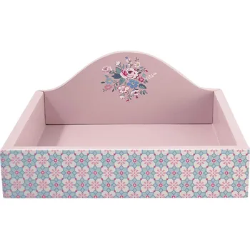 GreenGate Dřevěný stojánek na ubrousky Gwen Mint