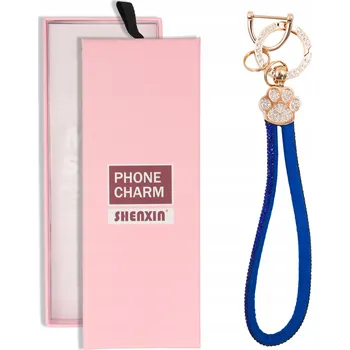 Přívěsek Na Klíče Přívěsek na telefon Klíče Pásek Granátové Zirkony Kočičí tlapka