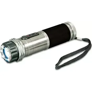 Sebeobrana ArmyČastolovice.cz Paralyzér s baterkou Zap Light 1 000 000 V stříbrný + Dárek v hodnotě 150 Kč