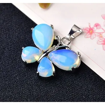 Přívěsek Prosperk Přívěsek motýl Měsíční kámen S3526