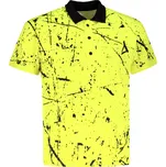 Pánské funkční triko s límečkem premium ALTISPORT VOJ/ALM034TR05 NEON YELLOW XXL