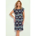 Taro noční košile Jodie 3330 - tm. modrá, L (Bavlněná noční košile dámská)