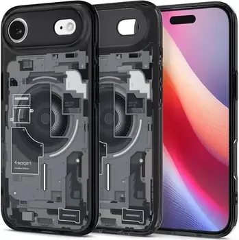 Telefonní příslušenství Spigen Ultra Hybrid MagSafe ochranný kryt pro Apple iPhone Air zero one black (ACS10320)