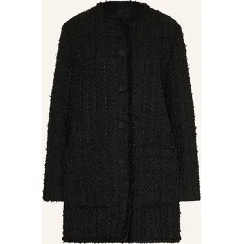 Dámský kabát Boss Dámský Tvídový Kabát Jokila, černá, 40