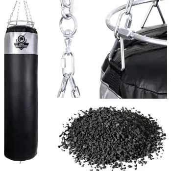 Bojový sport Boxovací pytel DBX BUSHIDO SBRX 130/30cm 60kg stříbrný