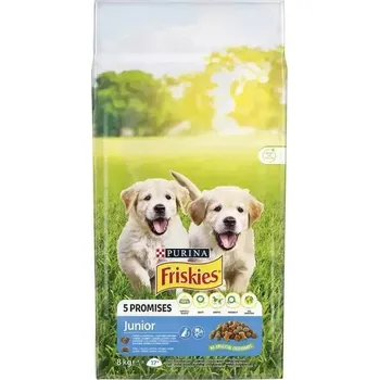 Krmivo pro psa Friskies Junior Suché Krmivo Pro Štěňata Kuře, Mléko a Zelenina 8kg