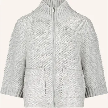 Dámský svetr Betty&Co Dámský Pletený Kardigan S 3/4 Rukávem, světle šedá, 46