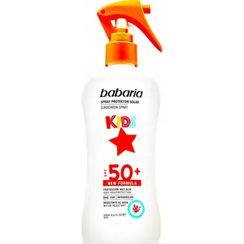 Opalování Babaria Kids ochranný sprej pro děti SPF 50+ 200 ml