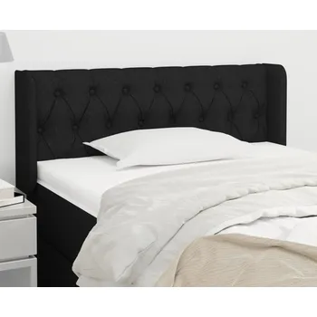 Čelo postele typu ušák černé 93x16x78/88 cm textil IM_3119088
