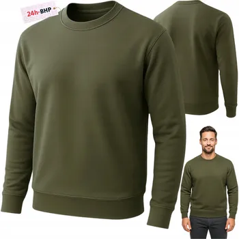 Pracovní oblečení Mikina PRACOVNÍ Teplá teplá BOZP Ochranná Khaki UNIVERZÁLNÍ ZIMNÍ Pánská