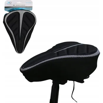 Sedlo na kolo Gelový Potah na Sedlo Černý MTB Silniční XQMAX