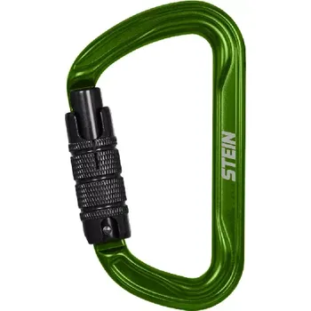 karabina Karabina STEIN SECURA D-SHAPE ALU zelená