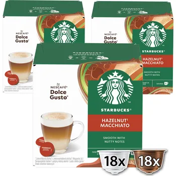 Káva STARBUCKS® Hazelnut Macchiato by NESCAFÉ Dolce Gusto 3 × 12 kapslí
