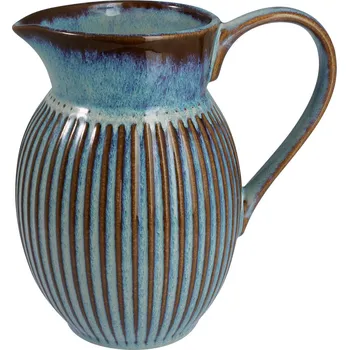 GreenGate Porcelánový džbán Alice Oyster Blue velký